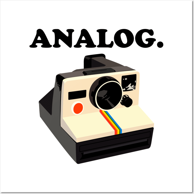 Analog Camera Wall Art by geeklyshirts